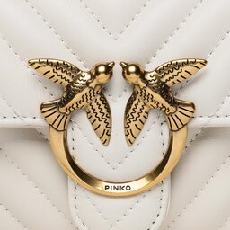 

Сумка Pinko Love Mini Icon Wallet C PE 23 PLTT 100062 A0GK Bianco Seta/Antique Gold Z14Q, Écru