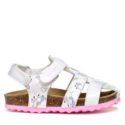 Geox Sandály Geox B Sandal Chalki B452RA 0FCHH C1000 S Bílá
