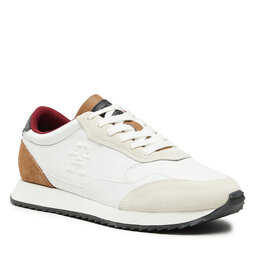 Tommy Hilfiger Αθλητικά Tommy Hilfiger Runner Evo Lth Mix FM0FM04776 White YBS