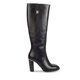 

Чоботи Tommy Hilfiger Feminine Th Hardware Longboot FW0FW07541 Black BDS, Чорний