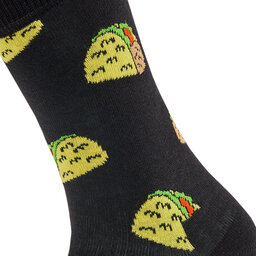 

Високі шкарпетки unisex Happy Socks TAC01-9000 Чорний