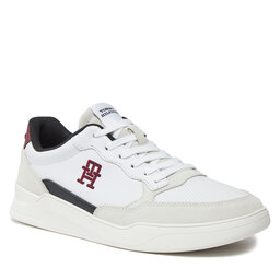 Tommy Hilfiger Sneakers Tommy Hilfiger Elevated Cupsole Lth Mix FM0FM04929 White YBS