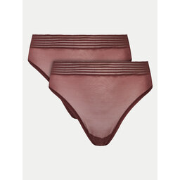 Triumph Triumph 2er-Set Stringtangas Tempting Sheer 10218590 Braun