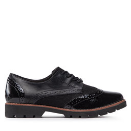 

Оксфорди Jana 8-23760-29 Black Structur 008, Чорний