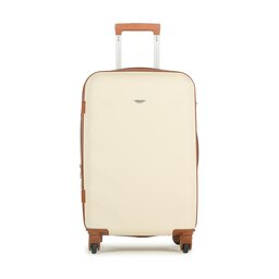 Semi Line Valise rigide taille moyenne Semi Line T5557-3 Beige