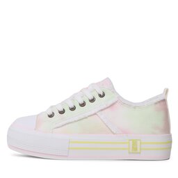

Кеди Big Star Shoes LL274174 White/Pink/Yellow, Зелений