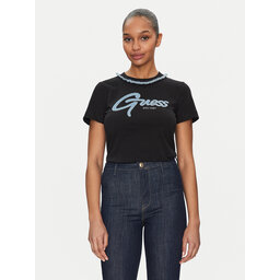 Guess Guess T-Shirt W5GI03 I3Z14 Μαύρο Regular Fit