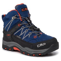 CMP Παπούτσια πεζοπορίας CMP Kids Rigel Mid Trekking Shoes Wp 3Q12944 Marine/Tango 05MD