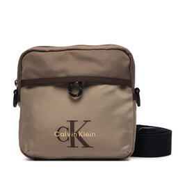 Calvin Klein Umhängetasche Calvin Klein Bold Clrblk Square Crossobdy LV04D3519G Braun