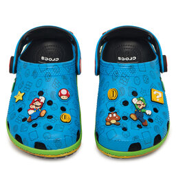 Crocs Pantoletten Crocs Super Mario Core Classic Clog Kids 212140 Bunt