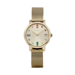 Timex Zegarek Timex Transcend TW2Y26400 Złoty