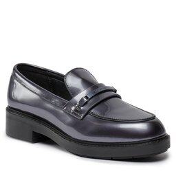 Calvin Klein Chunky loafers Calvin Klein Rubber Sole Loafer W/Hw - Pearl HW0HW02002 Petrol 01Q