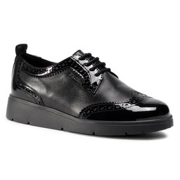Geox Oxford Schuhe Geox D Arlara I D04LCI 08502 C9999 Black