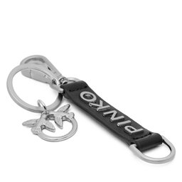 PINKO Obesek PINKO Logo Keychain 104573 A2AY Srebrna