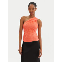 PINKO PINKO Top 105048 A2F1 Korallenfarben Slim Fit