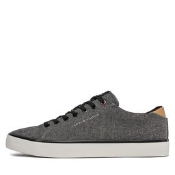 

Снікерcи Tommy Hilfiger Th Hi Vulc Low Chambray FM0FM04945 Black BDS, Чорний