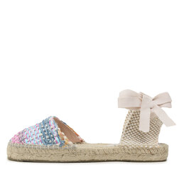 

Еспадрильї Manebi Raffia Yute Mix Flat Valenciana Espadrilles G 6.1 P0 Fucsia Blue Mix, Бежевий