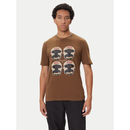 HUGO HUGO T-Shirt Diboxer 50542560 Dunkelbraun Regular Fit