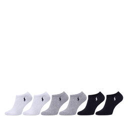 Polo Ralph Lauren Sada 6 párů dětských nízkých ponožek Polo Ralph Lauren 448974578001 Barevná