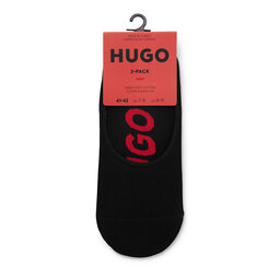Hugo Calcetines tobilleros para hombre Hugo 50491244 Black 1