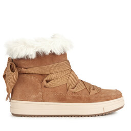 Geox Kozačky Geox J Rebecca Girl Wpf J36CVA 00022 C6627 M Hnědá