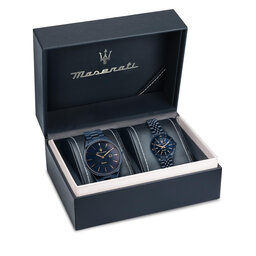 Maserati Σετ 2 ρολόγια Maserati Solar Blue R8853149002 Navy