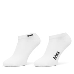 BOSS Set di 2 paia di calzini corti da donna BOSS 50502054 Bianco
