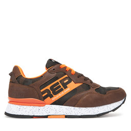 REPLAY Sneakersy REPLAY GMS68 .000.C0096T Brązowy