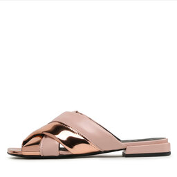 

Шльопанці Furla Cross YG25FCR-BX1890-2170S-4-401-20-IT Quarzo/Nude, Рожевий