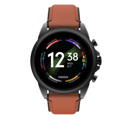 Fossil Viedpulkstenis Fossil Gen 6 FTW4062 Black/Brown