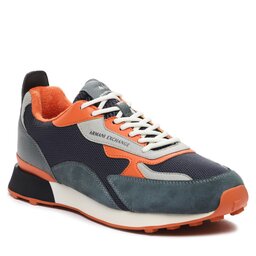 Armani Exchange Laisvalaikio batai Armani Exchange XUX192 XV786 T072 Slate+Navy+Orange