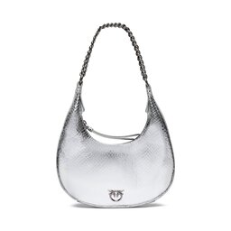 Pinko Rankinė Pinko Brioche Hobo Mini Al 23-24 PLTT 101433 A180 Argento/Old Silver ZZFO