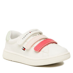 Tommy Hilfiger Sneakers Tommy Hilfiger Low Cut Velcro Sneaker T1A9-32710-1355 S White/Multicolor X256