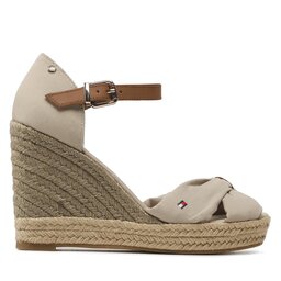

Еспадрильї Tommy Hilfiger Basic Open Toe High wedge FW0FW04784 Stone AEP, Бежевий
