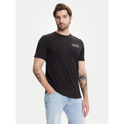 Tommy Hilfiger Tommy Hilfiger T-Shirt Stack MW0MW39355 Schwarz Regular Fit