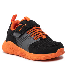 Geox Sneakers Geox J Sprintye B. A J26GBA 0CEFU C0038 M Black/Orange