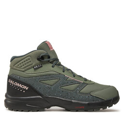 Salomon Pārgājienu apavi Salomon Outway Mid Climasalomon™ Waterproof L47561700 Zaļš