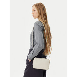 Calvin Klein Handtasche Calvin Klein Embossed Logo Camera Bag K60K612555 Creme