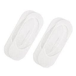 Tommy Hilfiger Moteriškų pėdučių komplektas (2 poros) Tommy Hilfiger 353006001 Balta