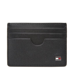 Tommy Hilfiger Puzdro na kreditné karty Tommy Hilfiger Th Flag Cc Holder AM0AM13517 Čierna