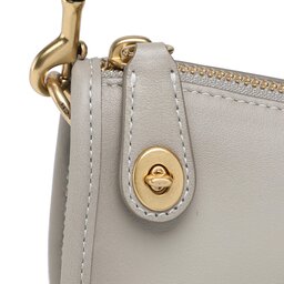 

Сумка Coach Glvt Lth Swnger 20 C2643 B4DOY B4/Dove Grey, Сірий