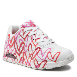 Skechers Sneakersy Skechers Spread The Love 155507/WRPK White/Red/Pink