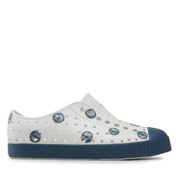 

Кеди Native Jefferson Print 15100101-1945 Sheel White/Frontier Blue/Frontier Scribble Dots, Білий