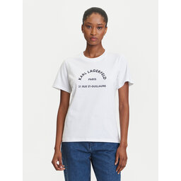 KARL LAGERFELD KARL LAGERFELD Camiseta A3W17105 Blanco Regular Fit