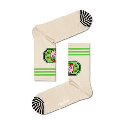 Happy Socks Skarpety wysokie unisex Happy Socks ATPBA14-1700 Beżowy