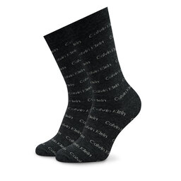 

Набір 4 пар високих чоловічих шкарпеток Calvin Klein 701224108 Grey Combo 002, Коричневий