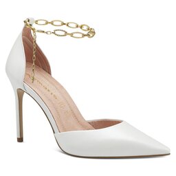 Tamaris Pantofi cu toc subțire Tamaris 1-24471-20 White Pearl 101