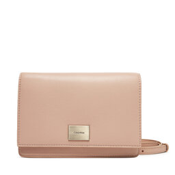 Calvin Klein Borsetta Calvin Klein Hardware Flap Crossbody K60K612967 Rosa