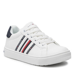 Tommy Hilfiger Sneakers Tommy Hilfiger Low Cut Lace-Up Sneaker T3B4-32229-0621 M White/Blue X336