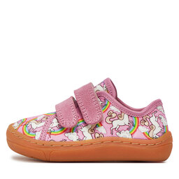 

Снікерcи Froddo Barefoot Canvas G1700379-4 M White/Pink 4, Кольоровий